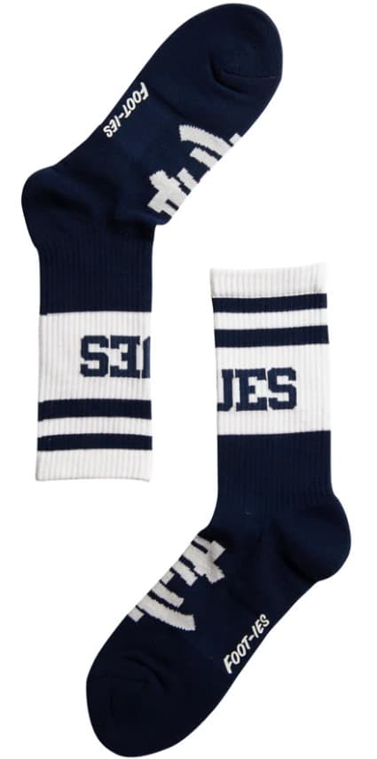 Carlton Blues AFL Adults Sport Crew Socks Blue 2 Pack