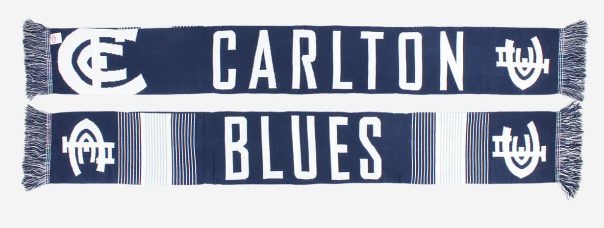 Carlton Blues AFL Adults Linebreak Scarf