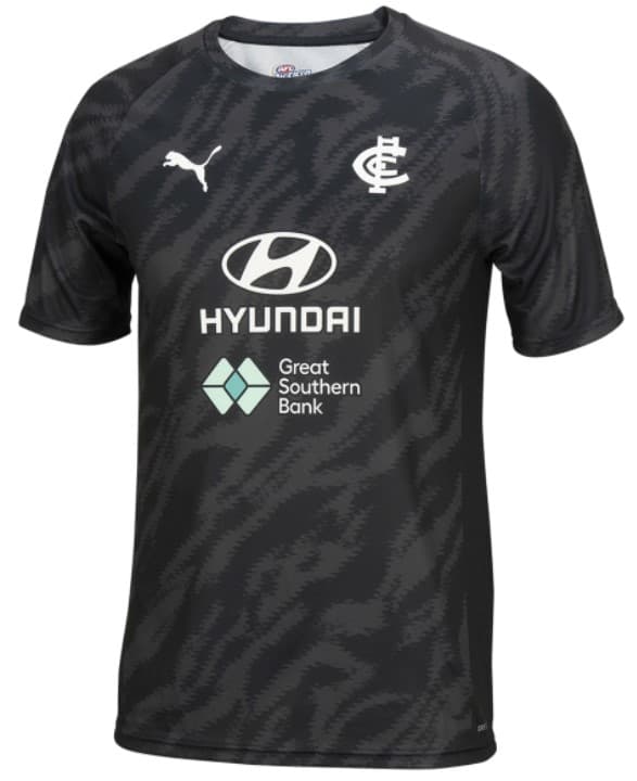 Carlton Blues AFL Mens Navy Training Shirt
