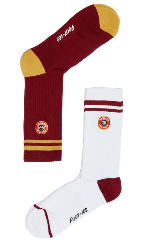 Carlton Draught Beer Vintage Logo 2 Pack Sneaker Socks