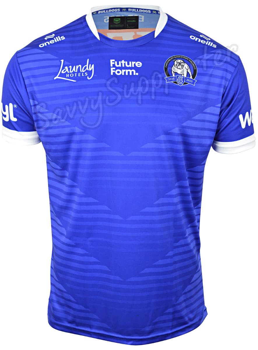 Canterbury Bulldogs 2025 NRL Mens Warm Up Tee