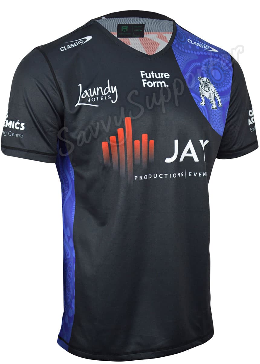 Canterbury Bulldogs 2024 NRL Mens Indigenous Training Shirt
