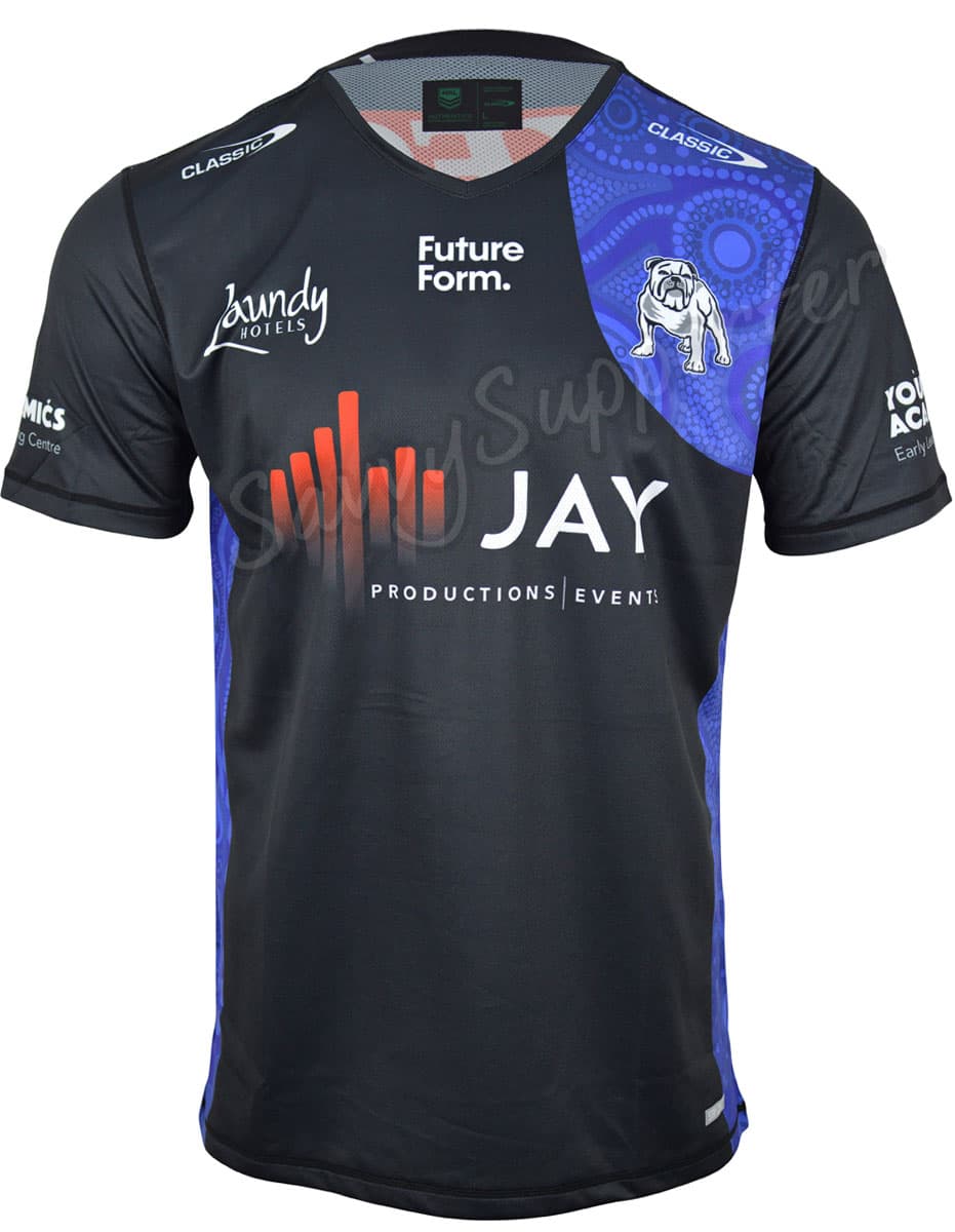 Canterbury Bulldogs 2024 NRL Mens Indigenous Training Shirt