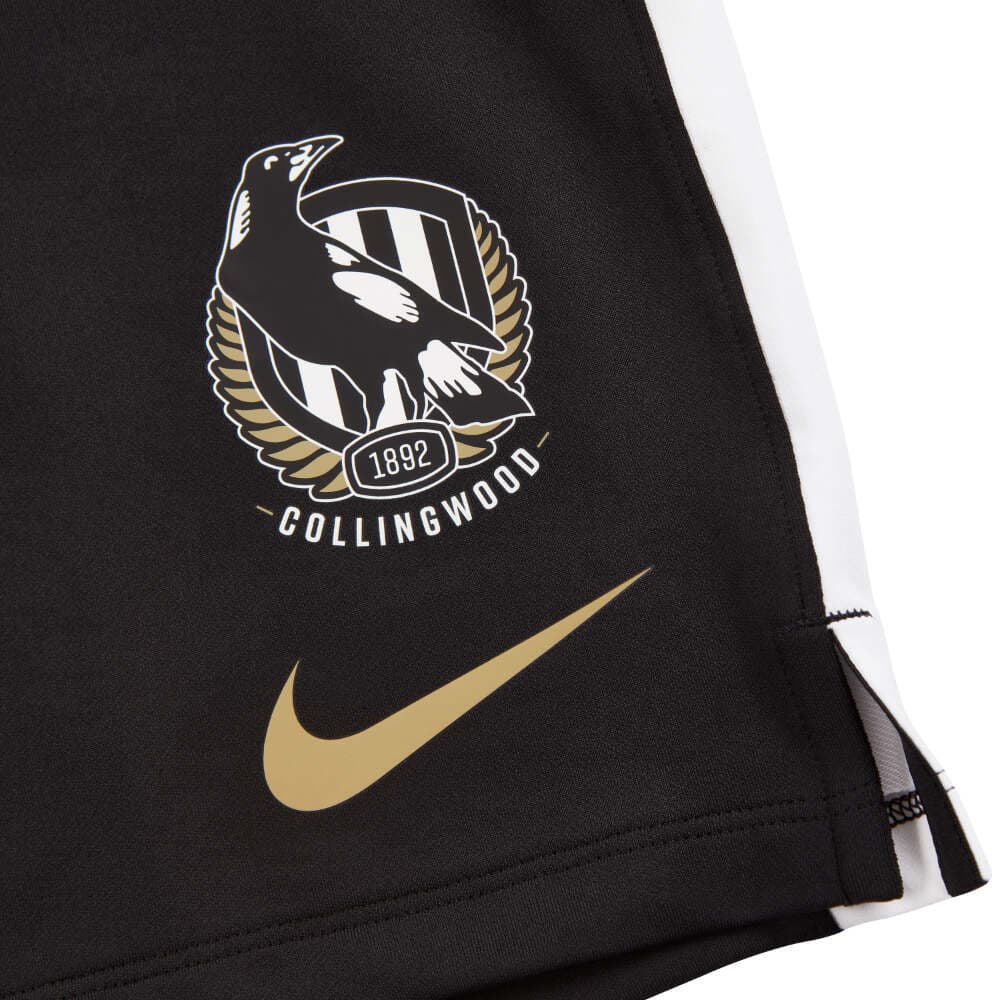 Collingwood Magpies 2024 AFL Mens Training Gym Shorts