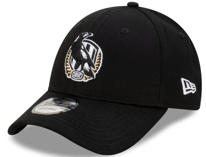 Collingwood Magpies Official Team Colours 9FORTY Cloth Strap Cap