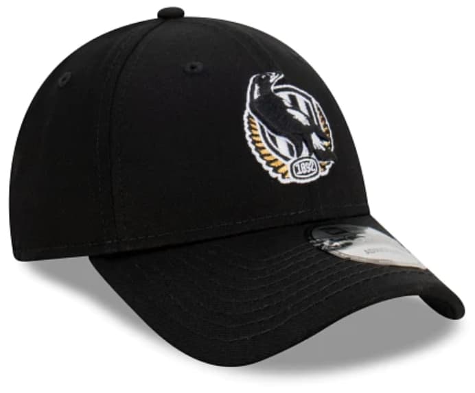 Collingwood Magpies Official Team Colours 9FORTY Cloth Strap Cap