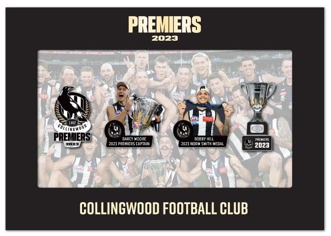 Collingwood Magpies 2023 AFL Premiers Pins Set (Boxed)