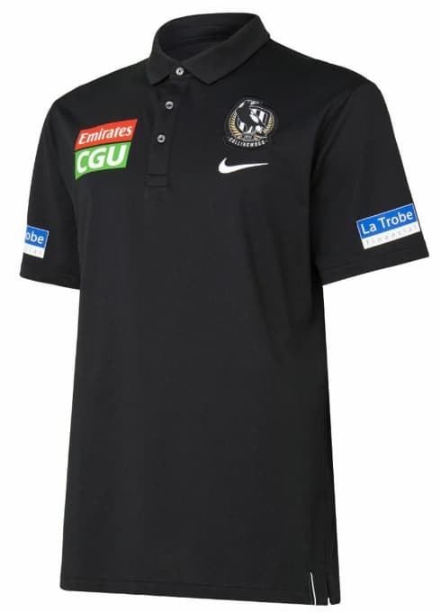 Collingwood Magpies AFL Nike Mens Performance Polo Shirt