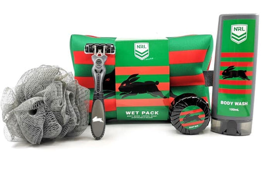 South Sydney Rabbitohs NRL Mens Toiletry Bag Gift Set South Sydney Rabbitohs NRL Mens Toiletry Bag Gift Set