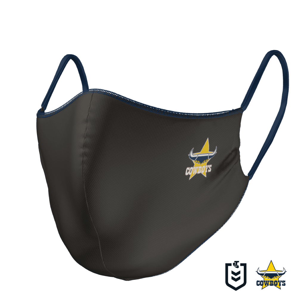 North Queensland Cowboys NRL Reversible Face Mask North Queensland Cowboys NRL Reversible Face Mask