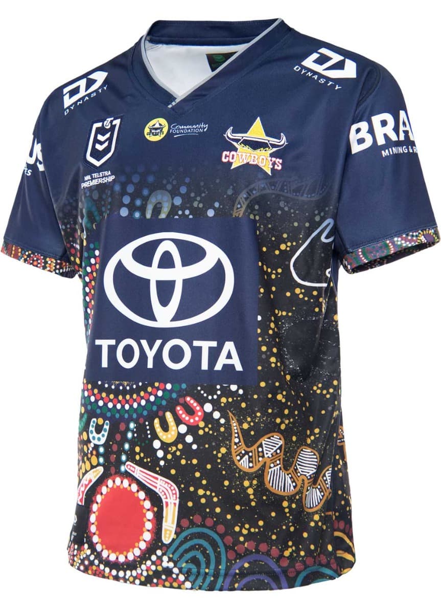 North Queensland Cowboys NRL Mens Indigenous Jersey