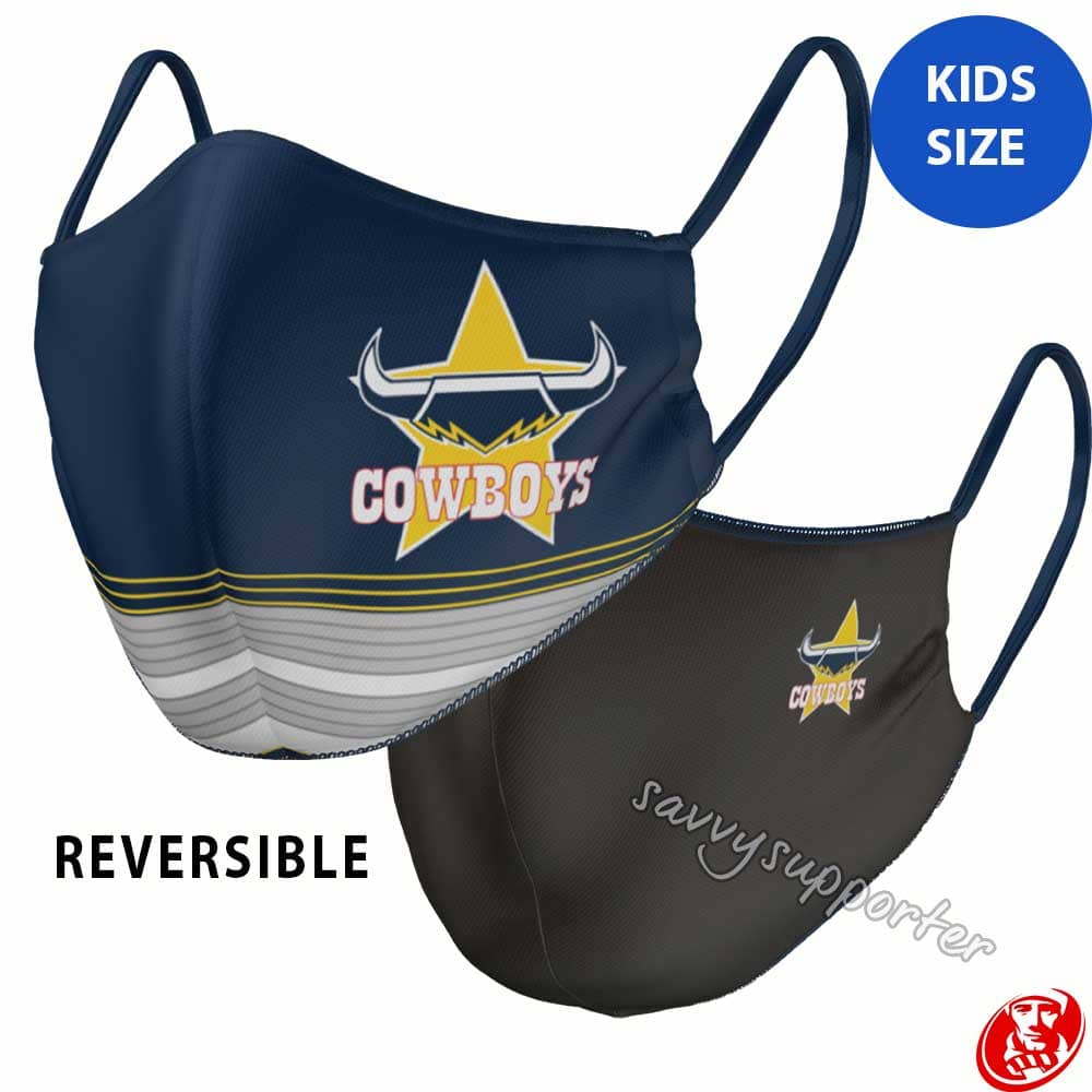 North Queensland Cowboys NRL Reversible Face Mask