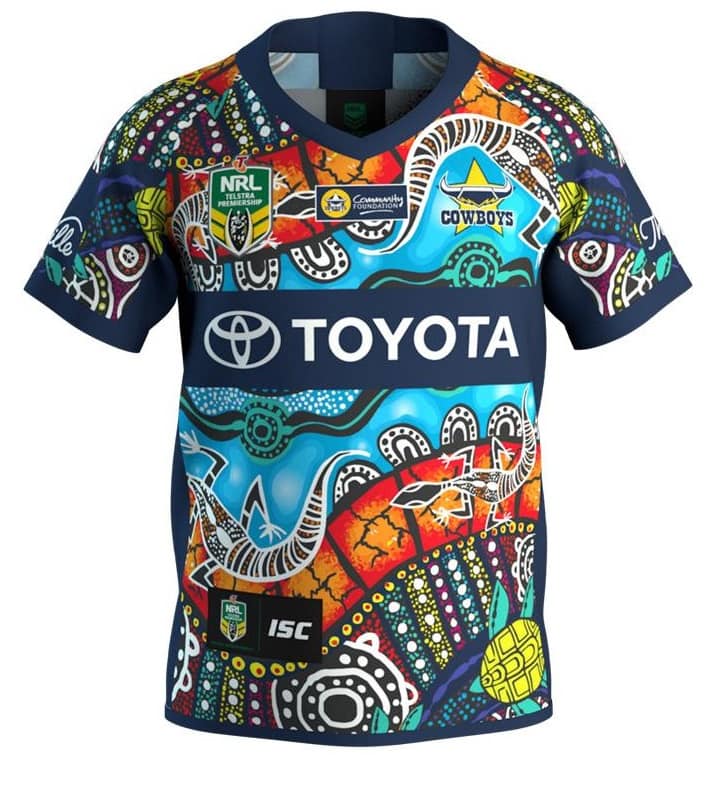 North Queensland Cowboys NRL Mens Indigenous Jersey