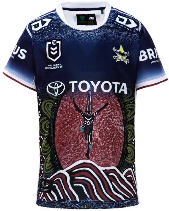 North Queensland Cowboys 2023 NRL Kids Indigenous Jersey
