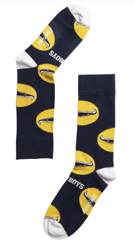 North Queensland Cowboys Logo Dots Socks North Queensland Cowboys Logo Dots Socks