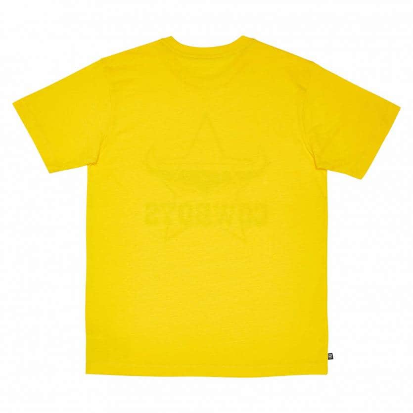 North Queensland Cowboys NRL Mens Yellow Logo Tee