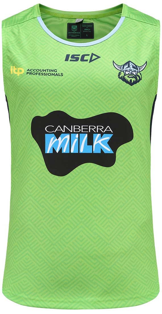 Canberra Raiders Mens Envy Training Singlet