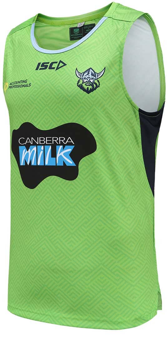 Canberra Raiders Mens Envy Training Singlet