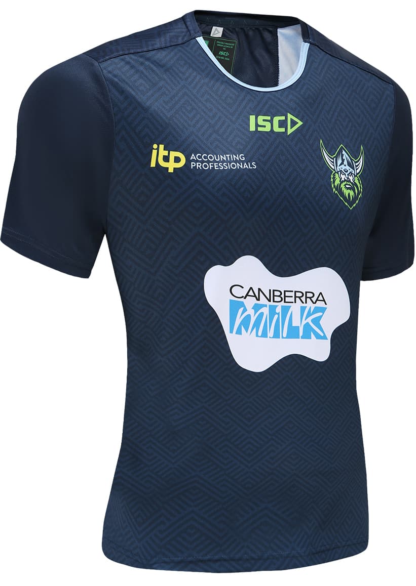 Canberra Raiders Mens Navy Training Shirt