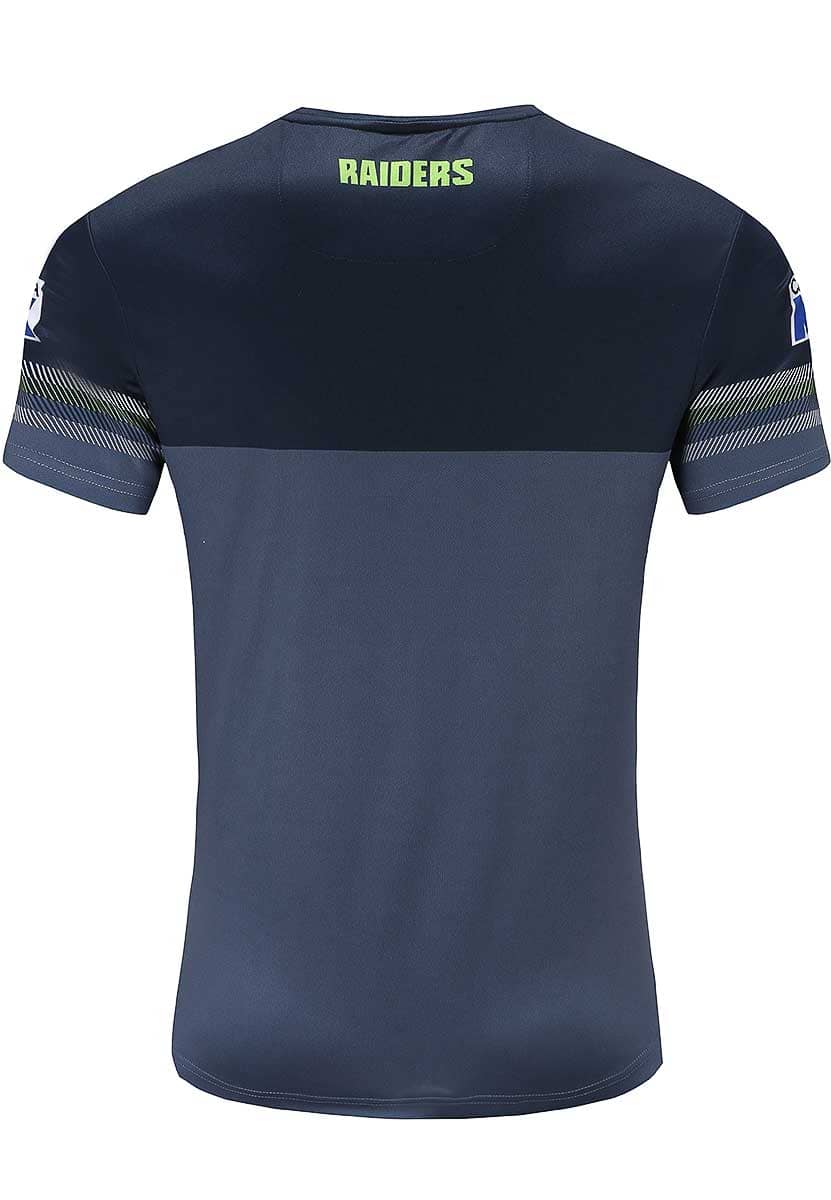 Canberra Raiders NRL Mens Steel Training Shirt Canberra Raiders NRL Mens Steel Training Shirt