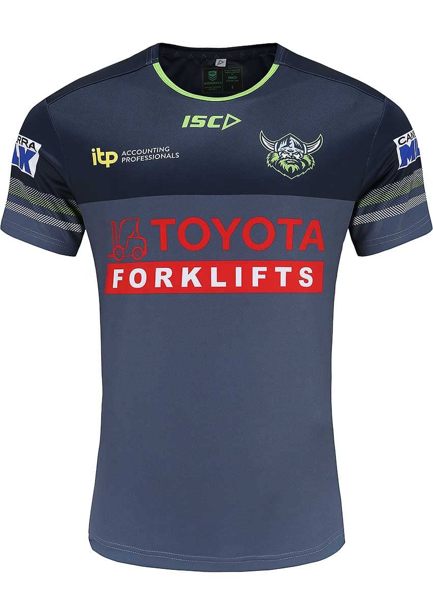 Canberra Raiders NRL Mens Steel Training Shirt