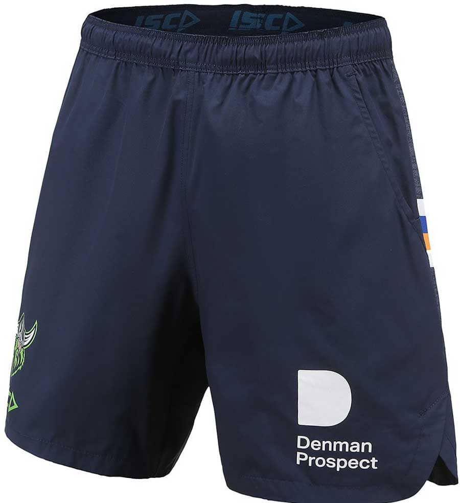 Canberra Raiders NRL Mens Navy Training Shorts