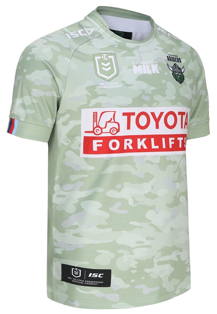 Canberra Raiders 2024 NRL Mens Anzac Jersey