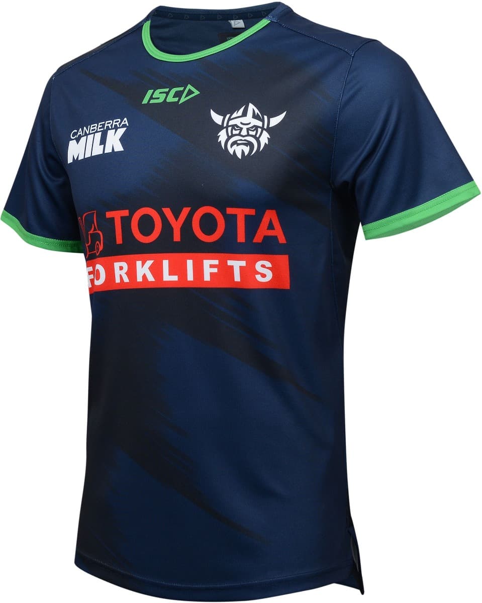 Canberra Raiders 2024 NRL Mens Navy Training Shirt