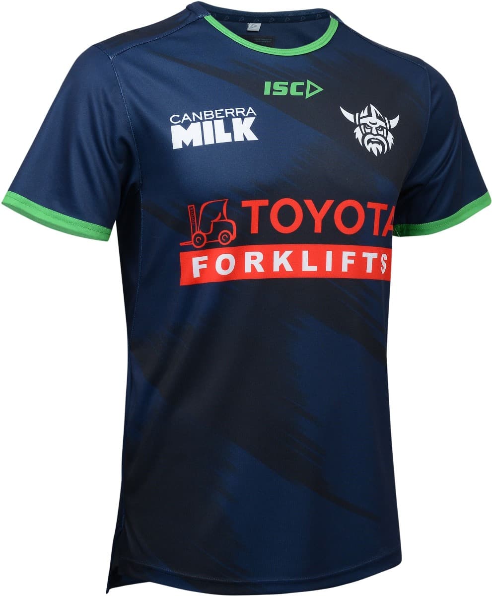 Canberra Raiders 2024 NRL Mens Navy Training Shirt