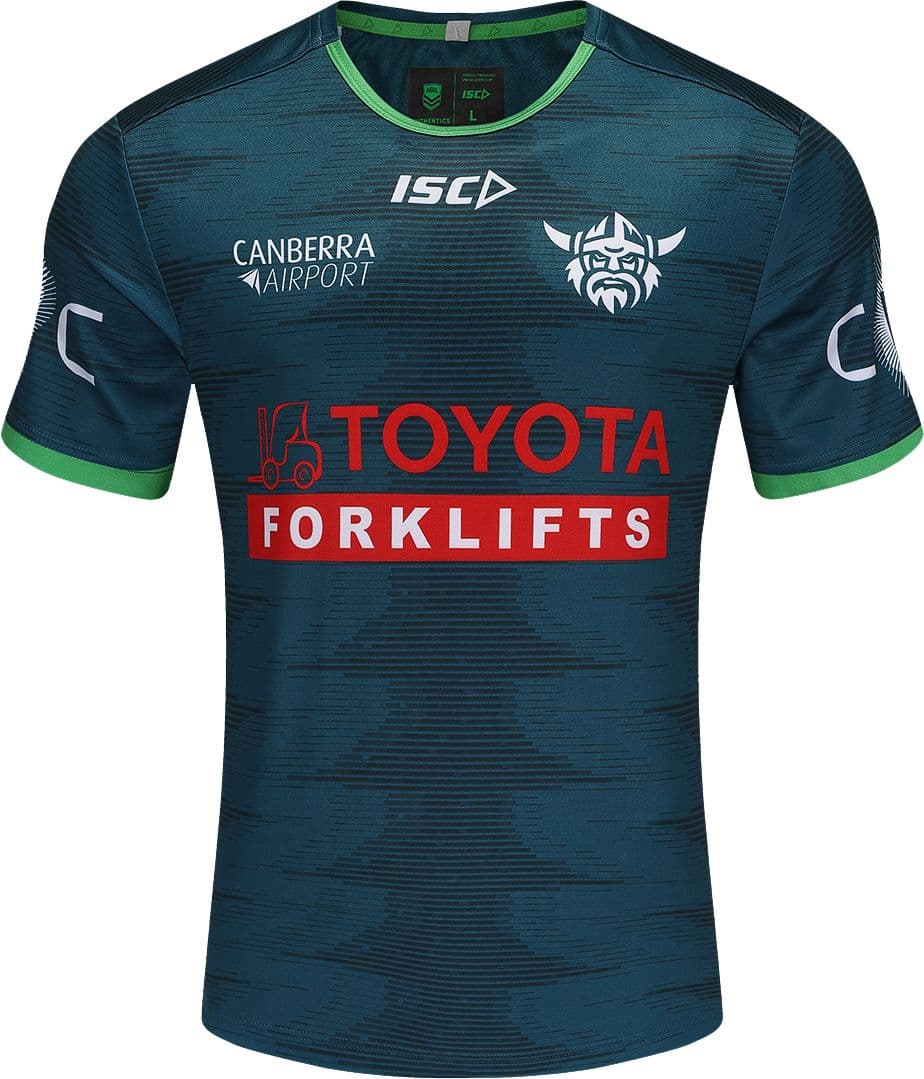 Canberra Raiders 2025 NRL Mens Jungle Training Shirt