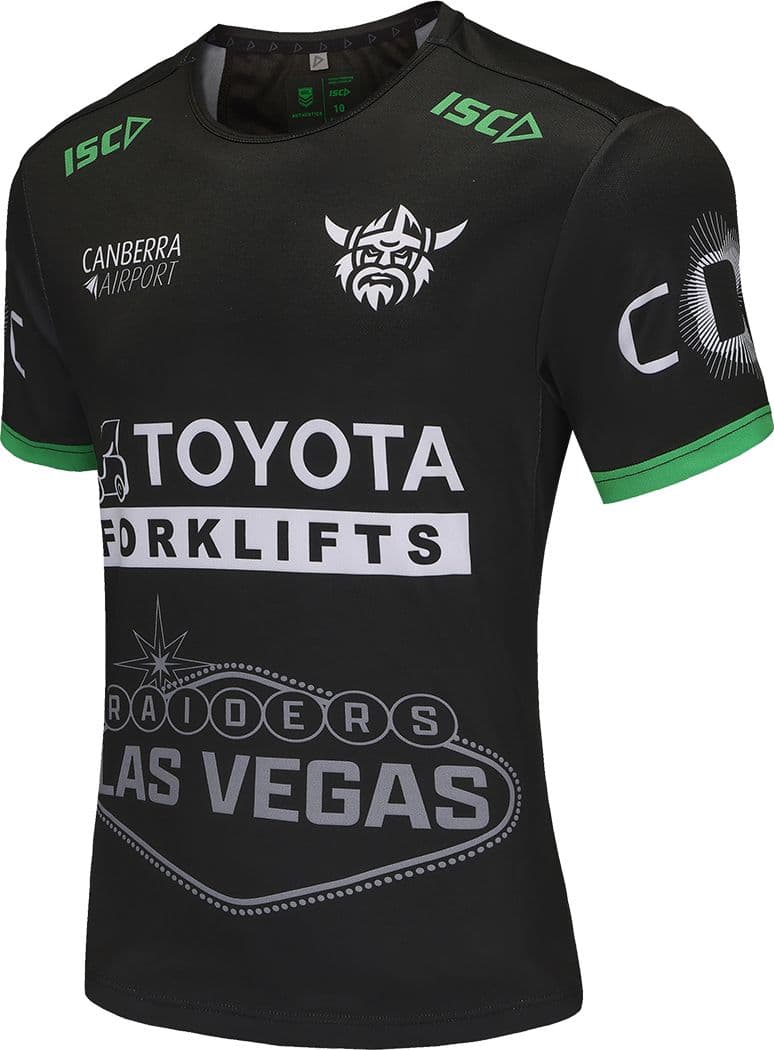 Canberra Raiders 2025 NRL Mens Las Vegas Run Out Tee