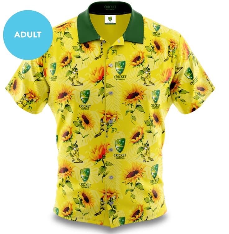 Cricket Australia Mens Hawaiian Shirt