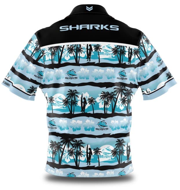 Cronulla Sharks NRL Mens Hawaiian Shirt