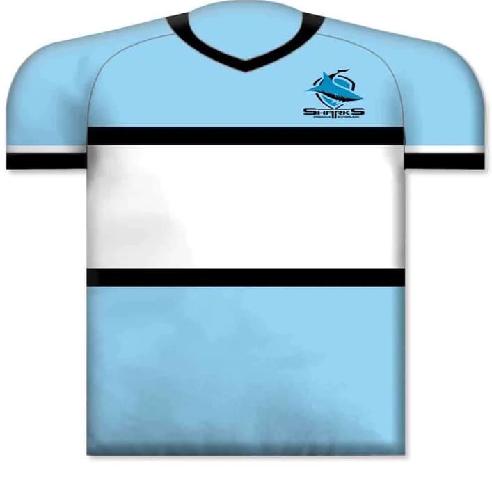 Cronulla Sharks NRL Jersey Cushion