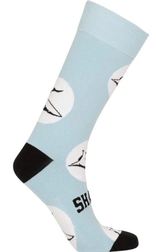 Cronulla Sharks NRL Mens Logo Dots Socks Blue