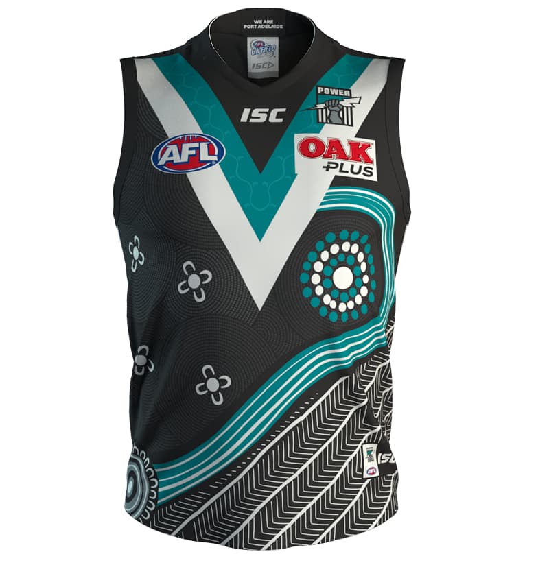 Port Adelaide Power Mens AFL Indigenous Guernsey