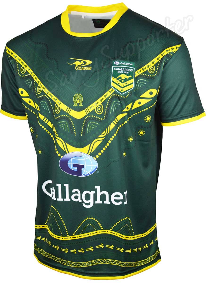 Australian Kangaroos 2024 NRL Mens Training Jersey