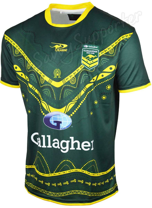 Australian Kangaroos 2024 NRL Mens Training Jersey Australian Kangaroos 2024 NRL Mens Training Jersey