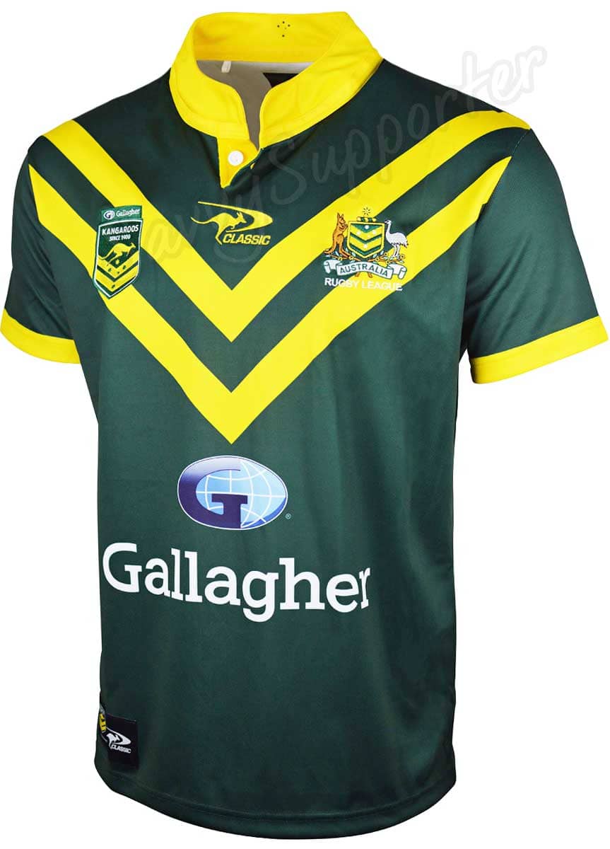 Australian Kangaroos 2024 Rugby League Mens On Field Jersey