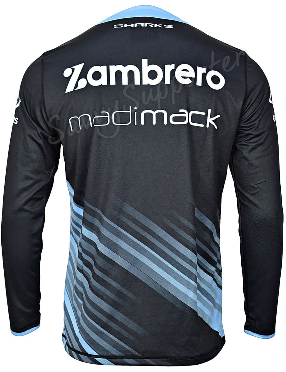 Cronulla Sharks 2024 NRL Mens Long Sleeve Training Shirt