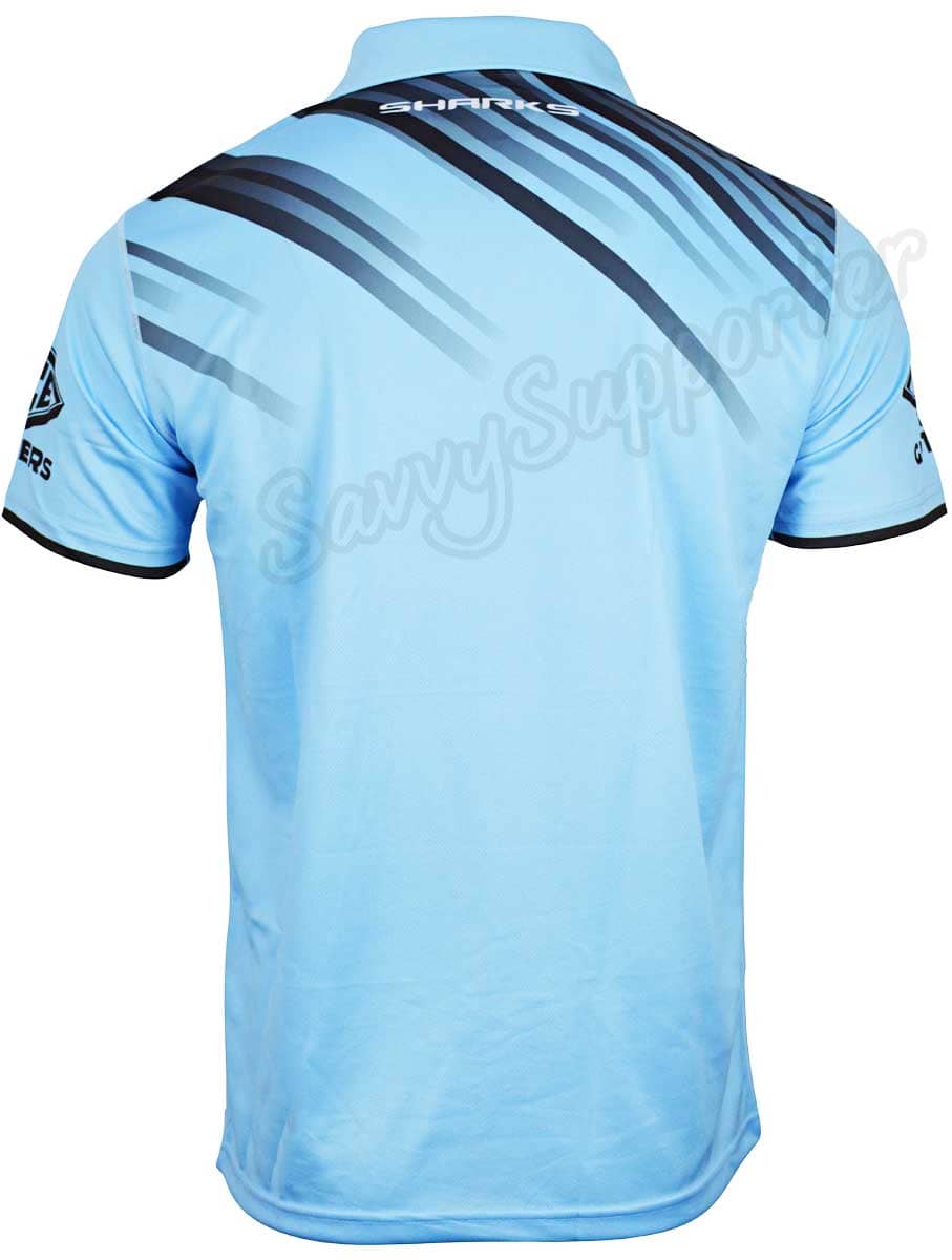 Cronulla Sharks 2024 NRL Mens Players Polo Shirt