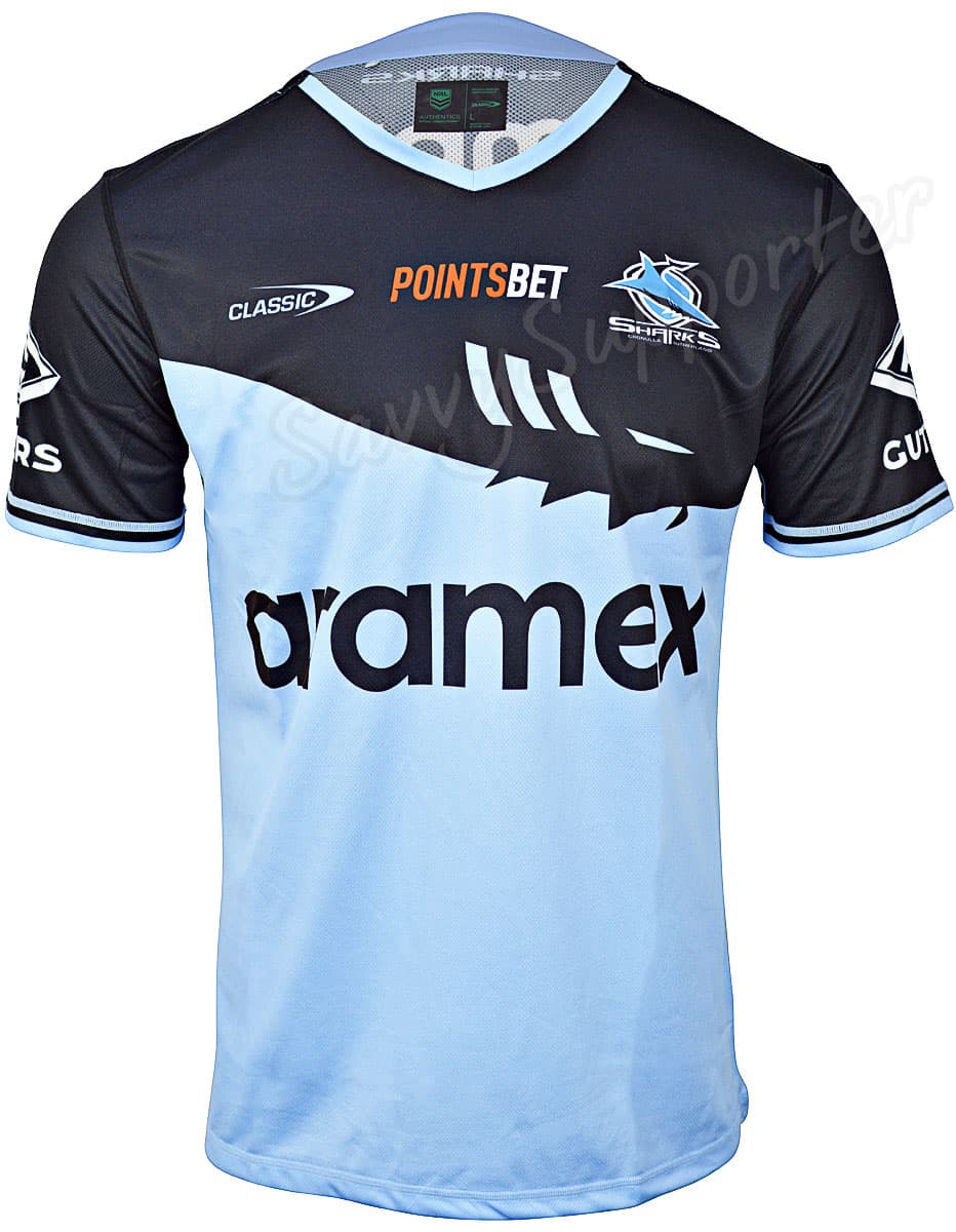 Cronulla Sharks 2024 NRL Mens Warm Up Shirt