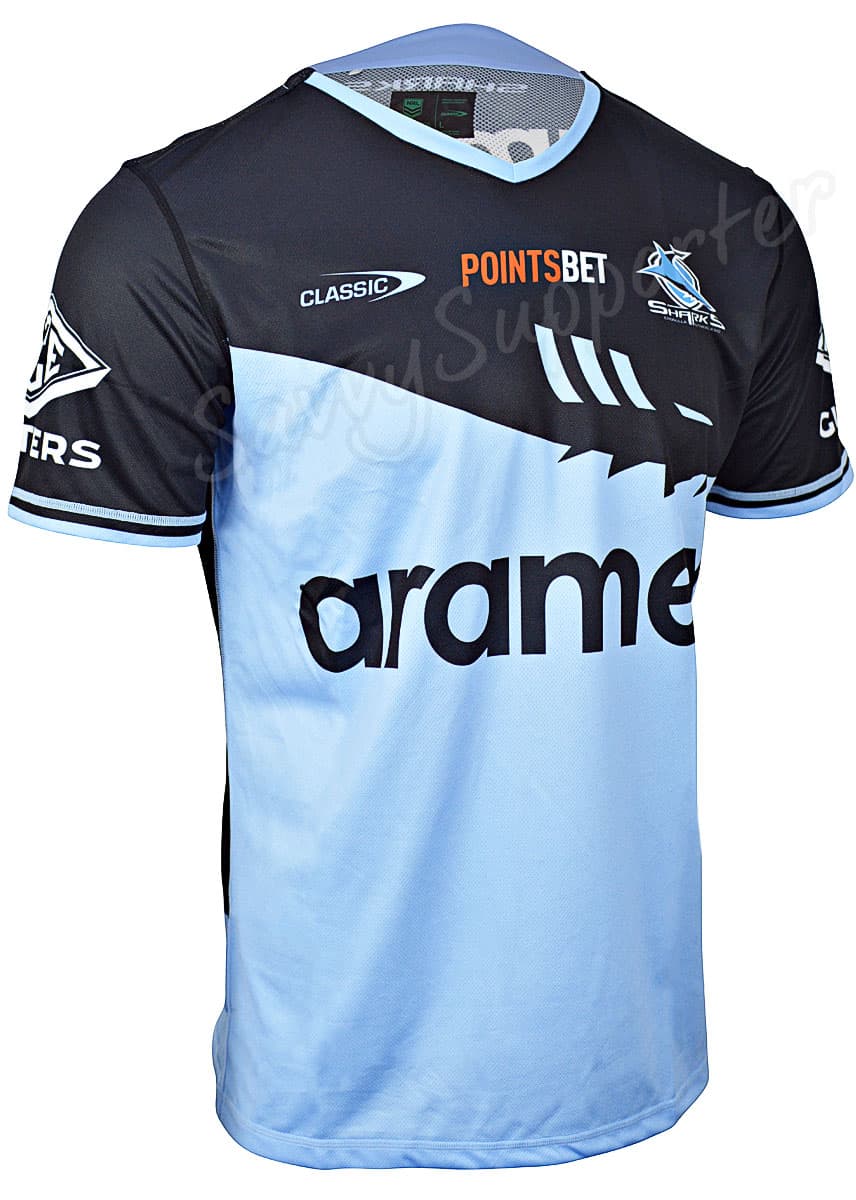 Cronulla Sharks 2024 NRL Mens Warm Up Shirt