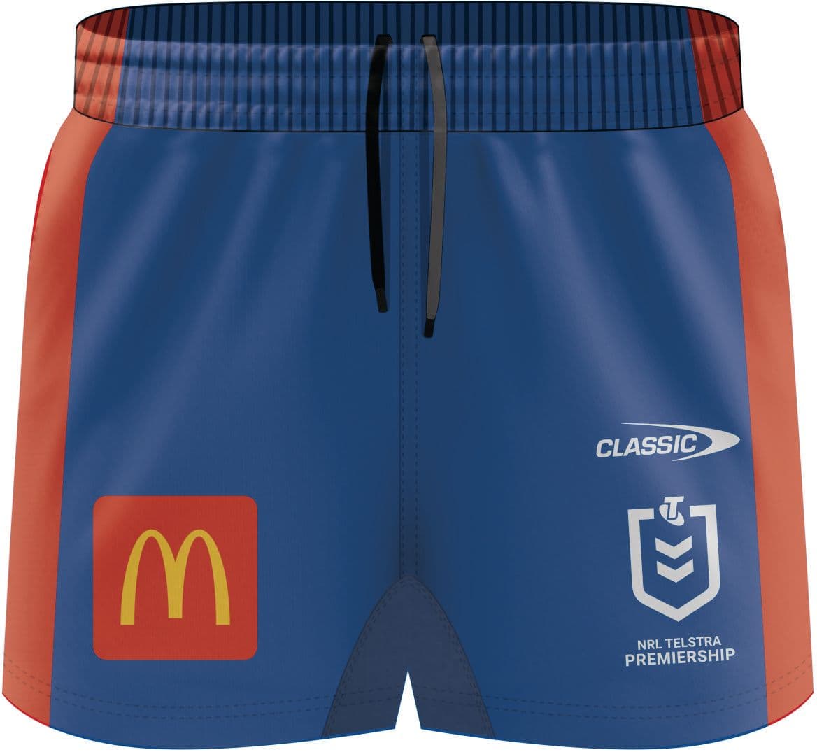 Newcastle Knights 2024 NRL Mens Home Playing Shorts