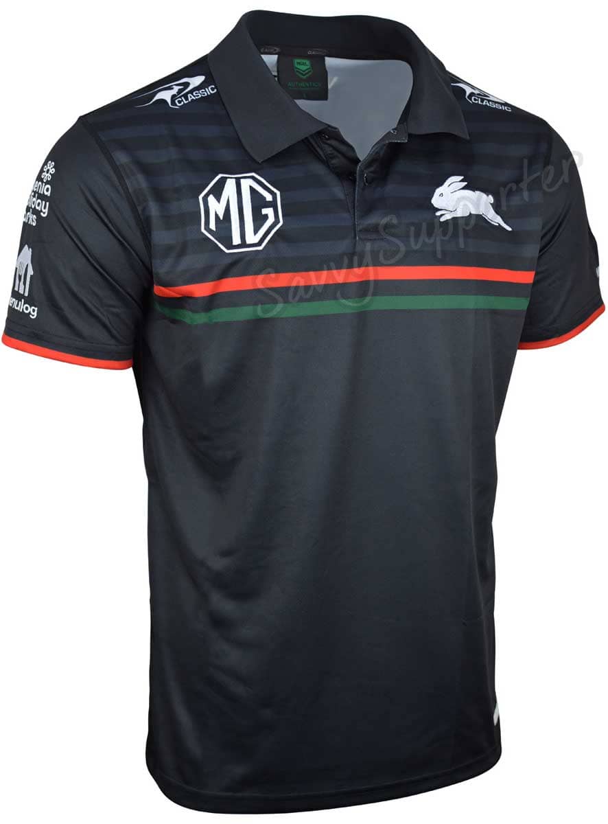 South Sydney Rabbitohs 2024 NRL Mens Players Polo Shirt South Sydney Rabbitohs 2024 NRL Mens Players Polo Shirt