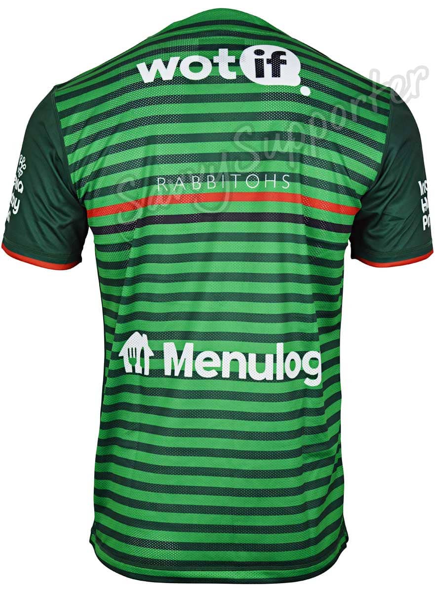 South Sydney Rabbitohs 2024 NRL Mens Green Training Shirt