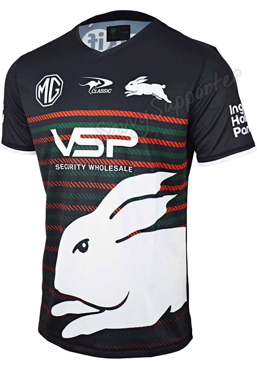 South Sydney Rabbitohs 2024 NRL Mens Warm Up Shirt South Sydney Rabbitohs 2024 NRL Mens Warm Up Shirt