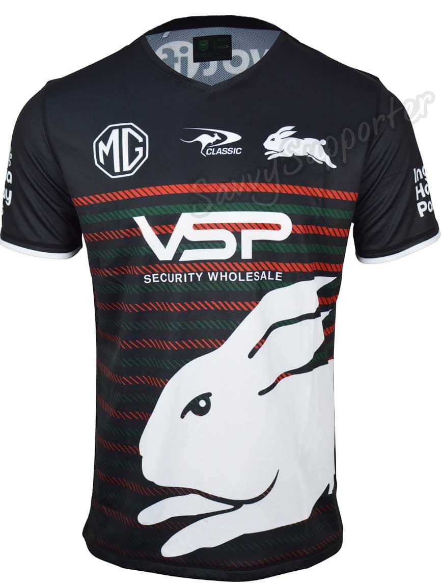South Sydney Rabbitohs 2024 NRL Mens Warm Up Shirt South Sydney Rabbitohs 2024 NRL Mens Warm Up Shirt