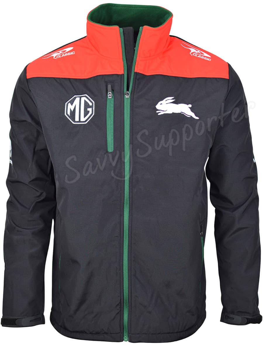 South Sydney Rabbitohs 2025 NRL Mens  Mens Softshell Jacket South Sydney Rabbitohs 2025 NRL Mens  Mens Softshell Jacket