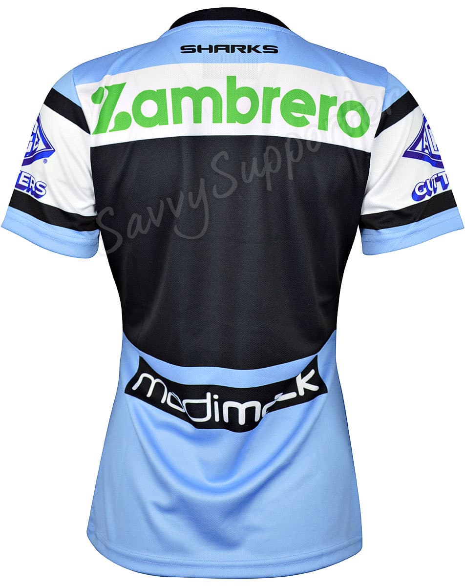 Cronulla Sharks 2024 NRL Ladies Home Jersey Cronulla Sharks 2024 NRL Ladies Home Jersey